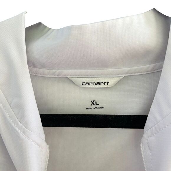 Carhartt Force Womens Size XL Cross-Flex Full Zip Lightweight Scrubs Jacket - Picture 3 of 6